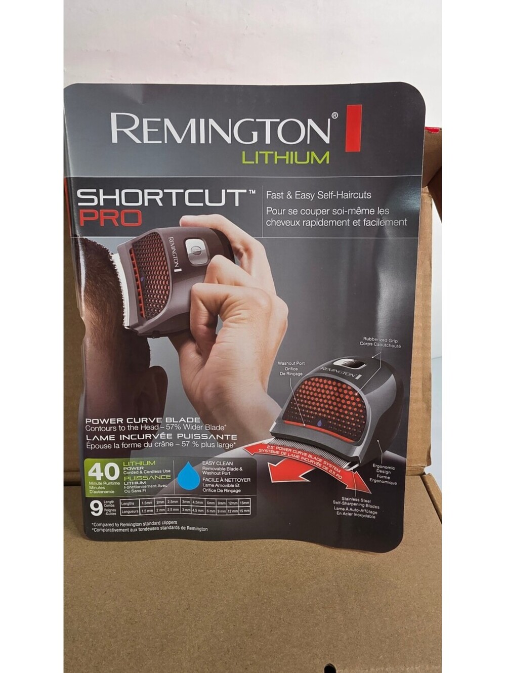 Remington Shortcut Pro Lithium Hair Clipper b13